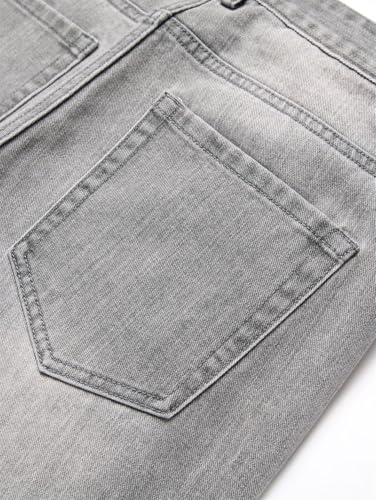 Men's Jeans Slim Fit Comfort Straight Leg Casual Mid Waist Denim Pants3