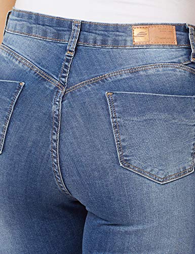 Calça Legging Cinta Push Up Super Lipo, Feminino, Sawary Jeans, Indigo, 42