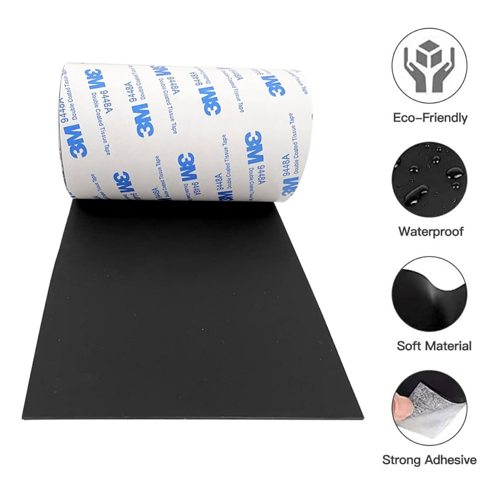 Rubber Sheet 132 Pcs Rubber Pads Self Stick Non Slip Furniture