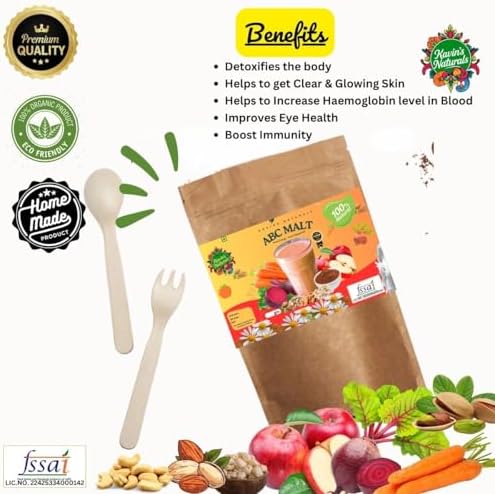 Kavins Naturals ABC Malt – Nutritious Health Supplement with Apple, Beetroot & Carrot | Immunity & Energy Booster