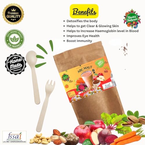 Kavins Naturals ABC Malt – Nutritious Health Supplement with Apple, Beetroot & Carrot | Immunity & Energy Booster
