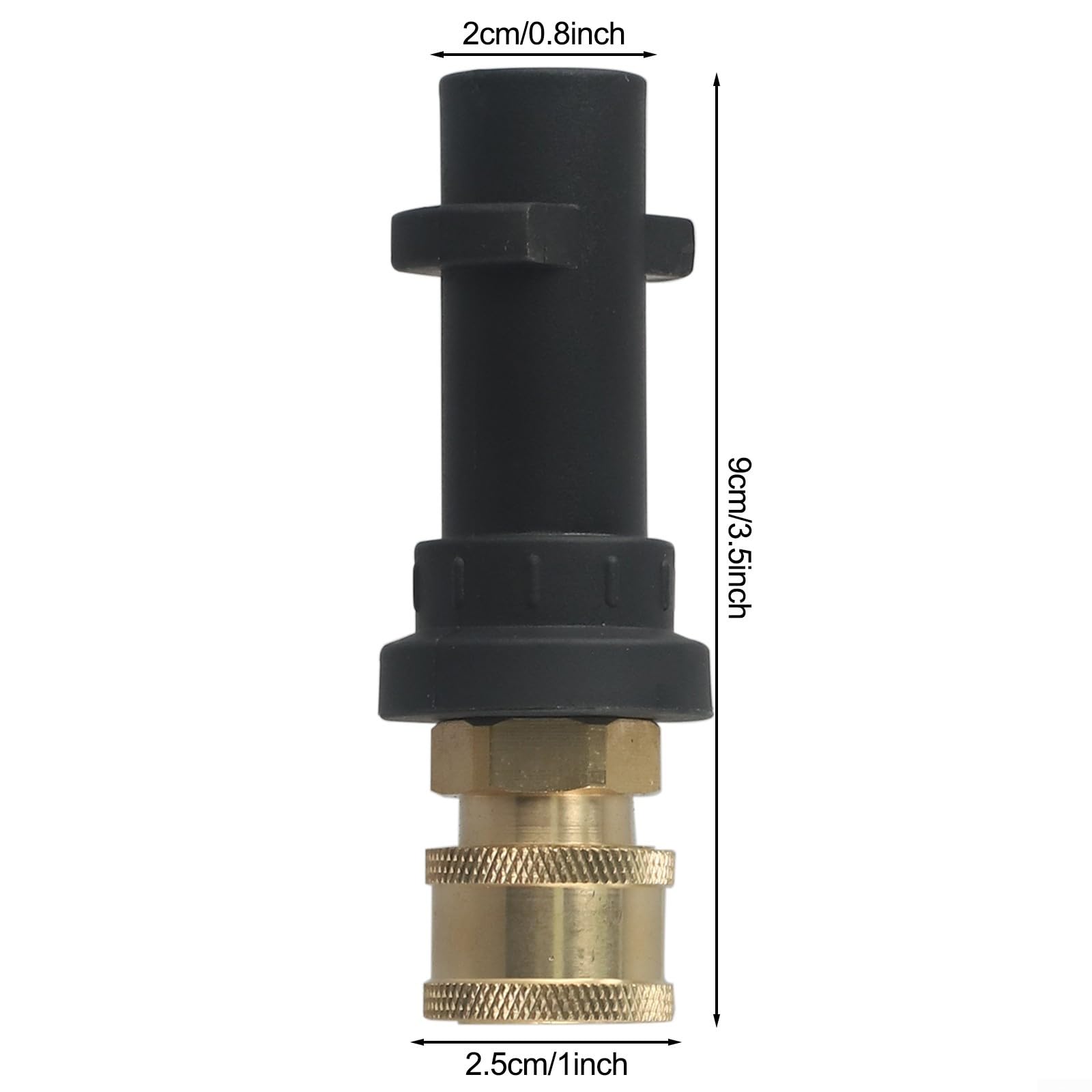 Puntas de boquilla de pulverización para lavadora a presión para modelos Karcher K2, K3, K4, K5 y K6, adaptador de conector rápido de 1/4 pulgadas, accesorios de lavadora a presión 5 en 1