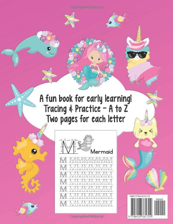 ABC Tracing for Toddlers and Preschoolers: Alphabet Letter Formation and Practice Workbook for Kids Ages 3 - 5 ~ Upper and Lower Case ~ Prep Book for Pre-K Early Education and Homeschooling - Image 2