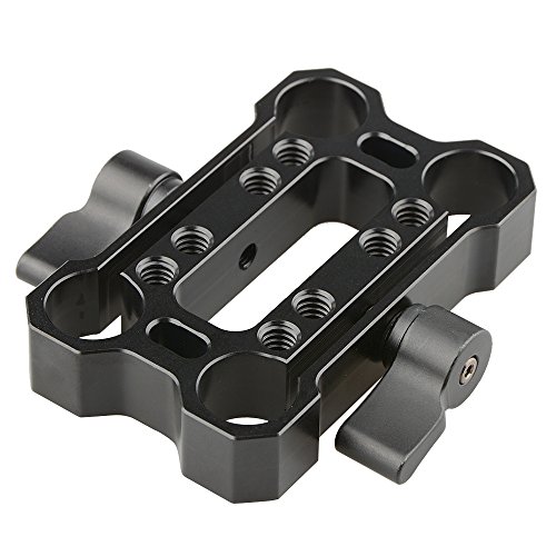 Image of CAMVATE 15mm Rod Offset Raiser Clamp for Shoulder Rig Railblock System