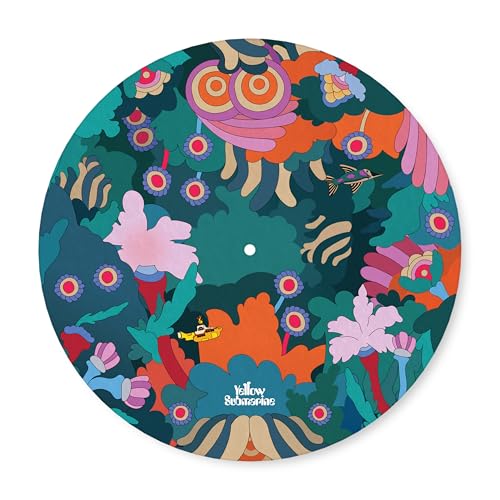D’Addario Beatles Yellow Submarine Record Mat, Sea of Green - Les Beatles, Paul McCartney, John Lennon, RIngo Starr, George Harrison D'Addario Beatles Yellow Submarine Record Mat, Sea of Green