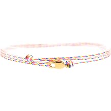 Made by Nami Thin Wrap Anklet for Men & Women with Lobster Hook Clasp - Handmade Men's Anklet - Surfer Jewellery Men's Jewellery - 100% Waterproof & Adjustable