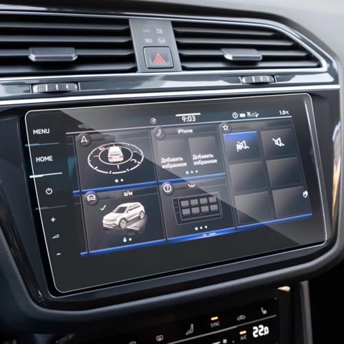 Verre trempé écran GPS 9,2 pouces VW Tiguan Allspace 2021 2022 film protection voiture