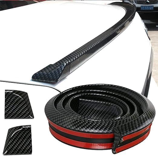 Universal Samurai Carbon Rear Trunk Spoiler Wing Lip Car Modification Accessories for All Cars Spoiler-image-4