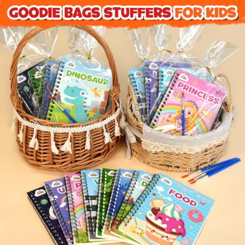 Image of ZMLM 24 Pack Coloring Books - Birthday Party Favors for Kids 4-8 Craft Gift | Small Goodie Bag Stuffers Bulk Mini Paint with Water Kits Classroom Prizes School Activity Return Art Toddler Boy Girl