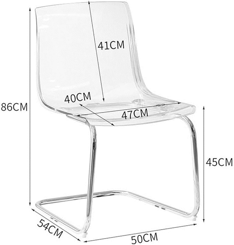 Amazon｜透明 アクリルチェア デザイナーチェア リビングチェア