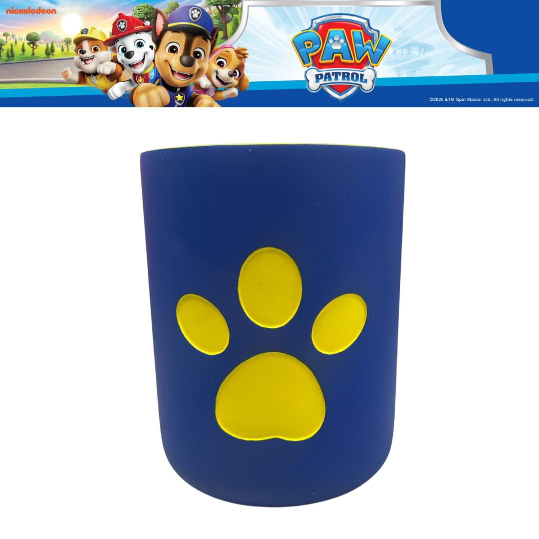 Psi Patrol Chase uchwyt na szczoteczkę do zębów dla dzieci – pędzle do makijażu/długopisy kubek (oficjalnie licencjonowany produkt) firmy Franco Collectibles