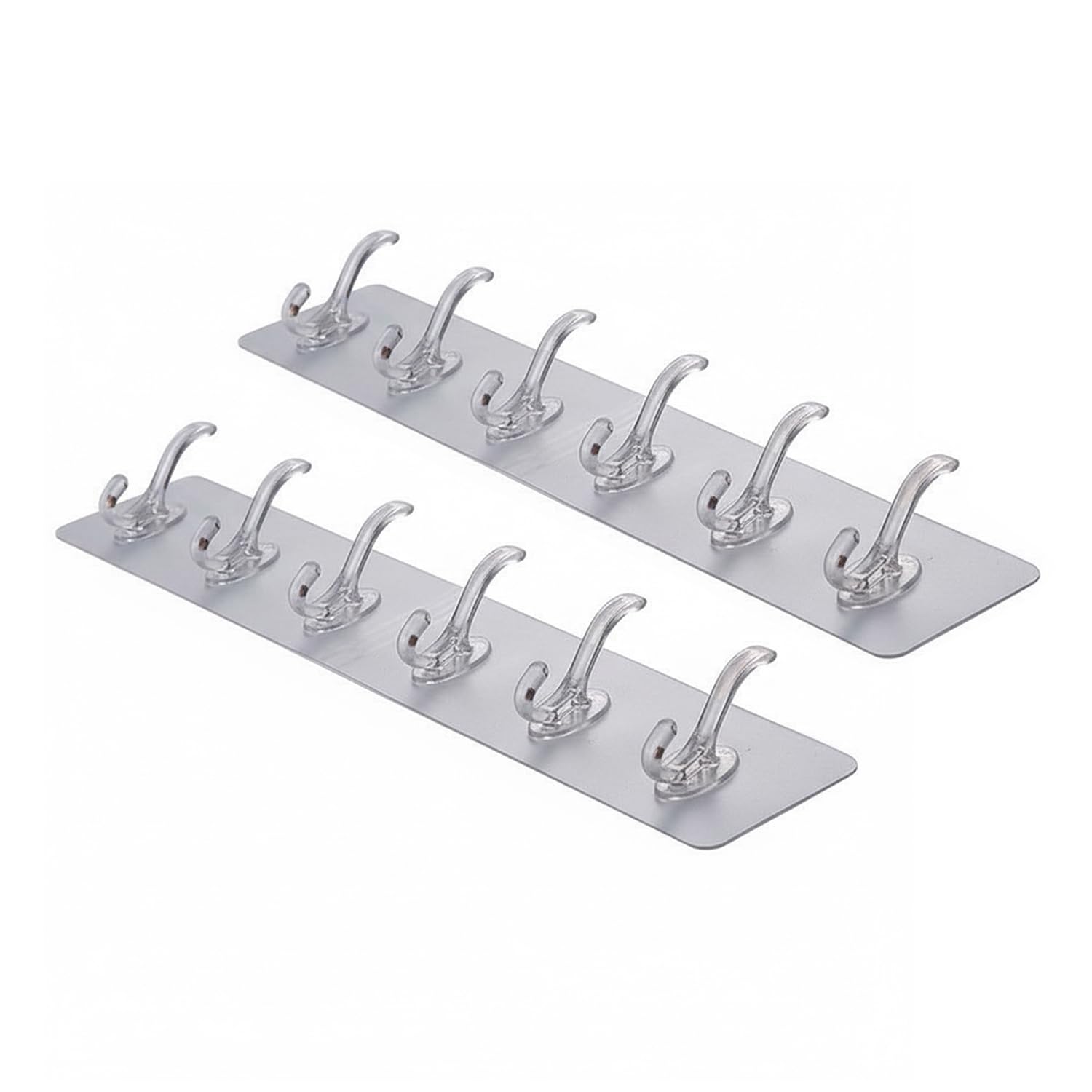 KBS Self Adhesive PVC Wall Hanger Hooks (Pack of -2) for Hanging Clothes,Photo Frame,Key Home Kitchen Tools Office Bathroom Bedroom Products Door Organizers Accessories Items