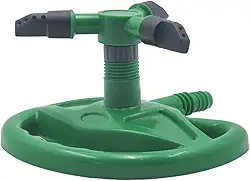 Irrigador De Jardim Giratório Aspersor Irrigação Para Gramado Horta Rotativo 360 Sprinkler Automático
