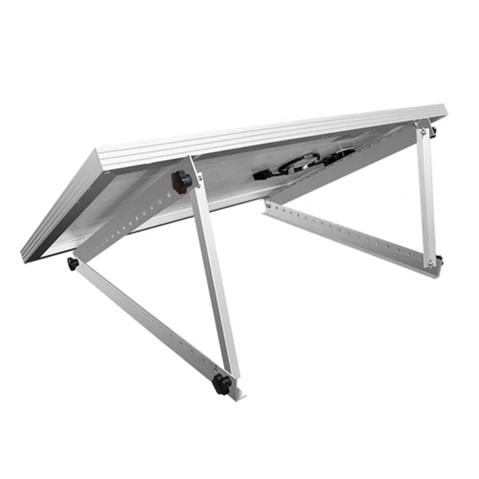 Staffe di Montaggio inclinabili Regolabili per Pannello Solare Kit di Montaggio su palo per Pannello Solare da 22 Pollici Supporto Fino a 100 Watt Pannello Solare per Barca, Camper
