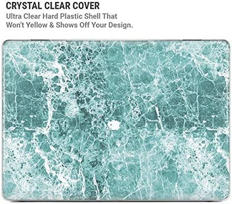 Skinit Case + Skin Compatible with MacBook Air 13in (2020) Originally Designed Crushed Turquoise Design