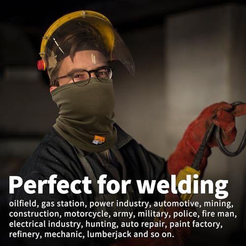 Image of Lightweight Cooling Face Mask for Men Women, FR Neck Gaiter Scarf for Welding, Racing, Motorcycling