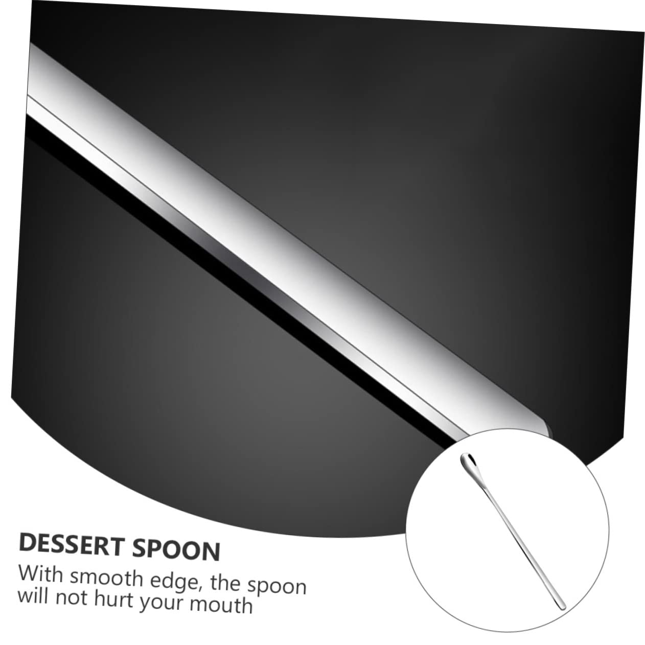 VINTORKY 1 Set 4 Pcs Stainless Steel Spoon Drink Stirrer Stirring Spoon Cocktail Stirrers for Drink Cocktail Mixing Spoon Cocktail Spoons Long Handle Mixing Spoons Bartender Spoon Silver