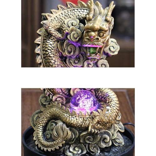 Fuente de escritorio bola de la fortuna Feng Shui para decoración 5