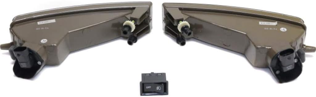 KarParts360 For Scion XB Performance Fog Light Assembly 2004 2005 2006 Pair | Smoke Lens | w/Switch