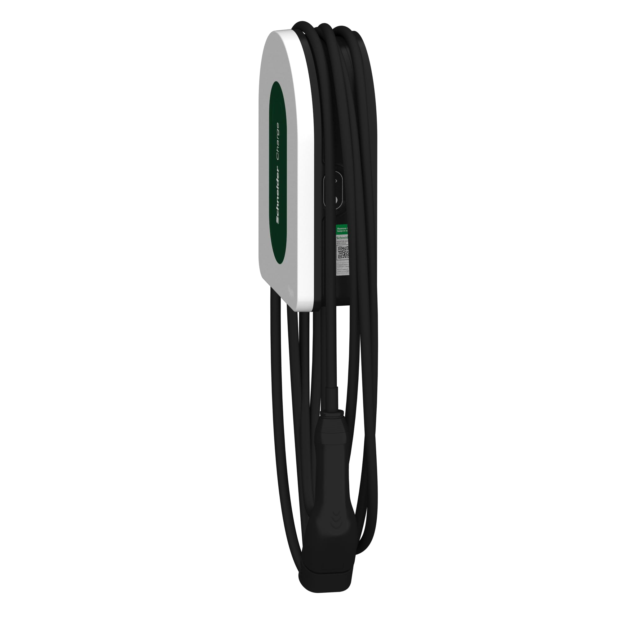 Schneider Electric Smart Wallbox Schneider Charge 11kW, Columna de Carga para Coche eléctrico, Cable T2 de 7 m, detección de 6 mA, Control de aplicación, Interior y Exterior
