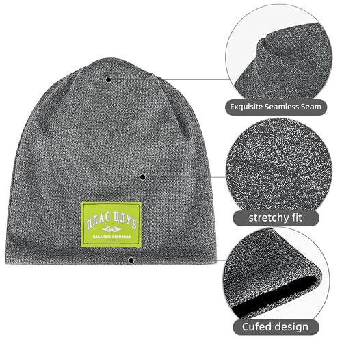 Bonnet technique maille anti humidité imprimé numéro rétro gris 10 - 2