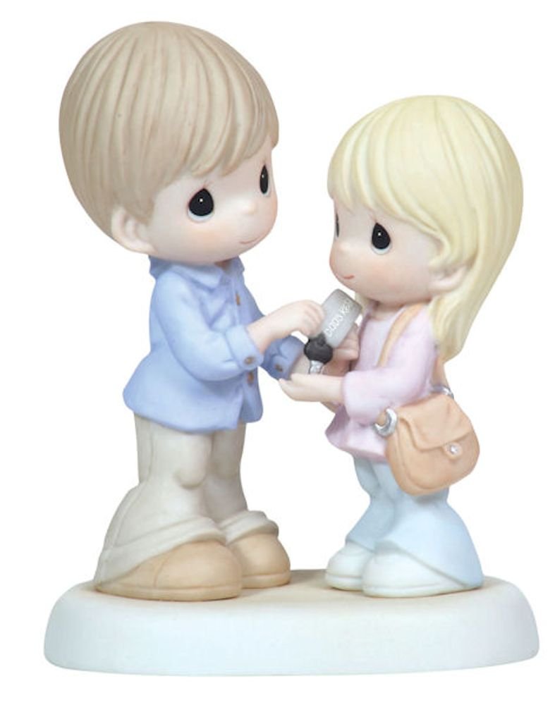 113012 - Dad Giving Daughter Keys To Car Figurine - Precious Moments