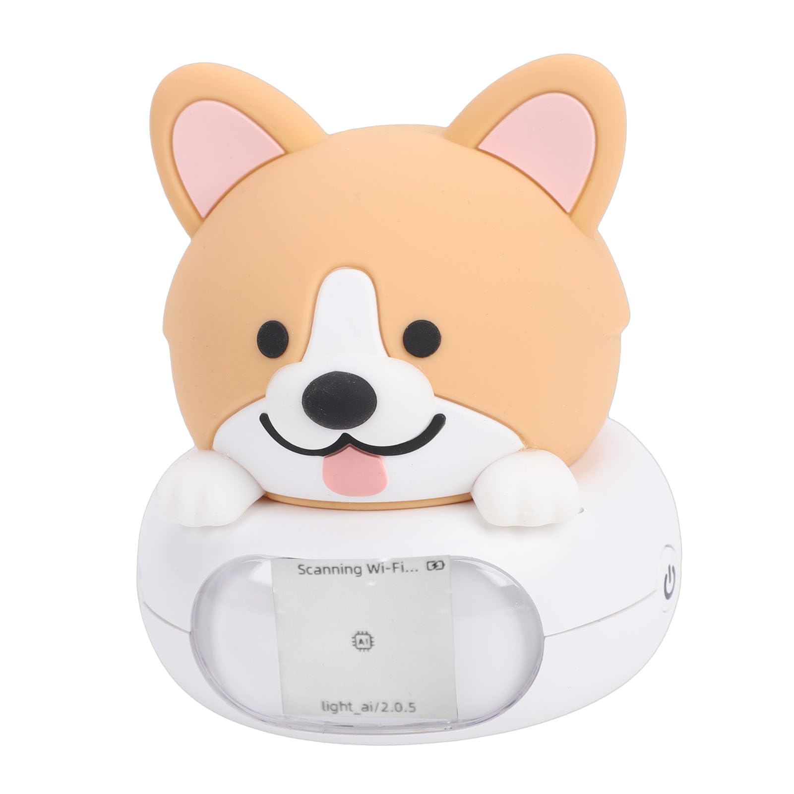 Bewinner AI Desk Robot Cat, Compañero Inteligente de Aprendizaje AI con Linda Luz Nocturna, Comandos de Voz, Seguro para Niños, Lámpara de Noche LED Silenciosa para Niños, Regalo de Juguete (Perro)