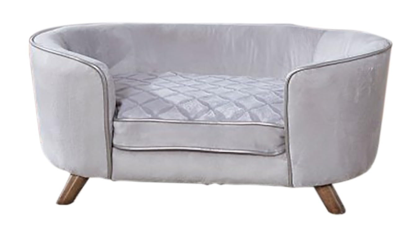 Enchanted Home Pet Quicksilver - Divano per animali domestici, 83,8 x 57,1 x 35,6 cm, taglia M