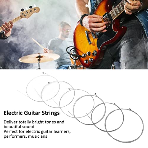 Cordes de guitare électrique, 6 pièces finition brillante Cordes de guitare en acier nickelé pour basse pour apprenants - Les Beatles, Paul McCartney, John Lennon, RIngo Starr, George Harrison Cordes de guitare électrique, 6 pièces finition brillante Cordes de guitare en acier nickelé pour basse pour apprenants – Image 8
