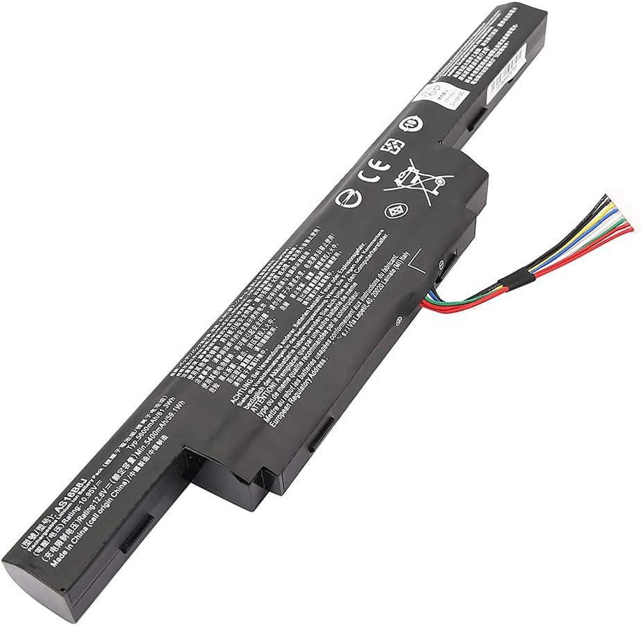 10.95V 61.3Wh 5600mAh AS16B5J AS16B8J Replacement Laptop Battery for Acer Aspire E 15 E5-575G F5-573G E5-575G-53VG Series 15.6" E5-575G-75MD E5-575G-5341 Series 3INR19/66-2 3ICR19/662-2