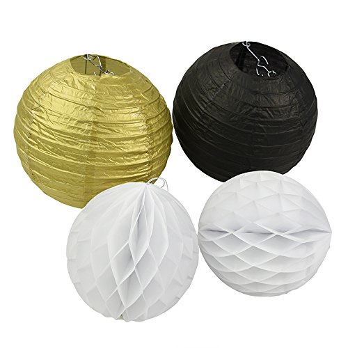 Pack Fiesta: Ventilador De Globo + Pancarta De Feliz Cumpleaños + Pompones De Papel (tela Y Papel)