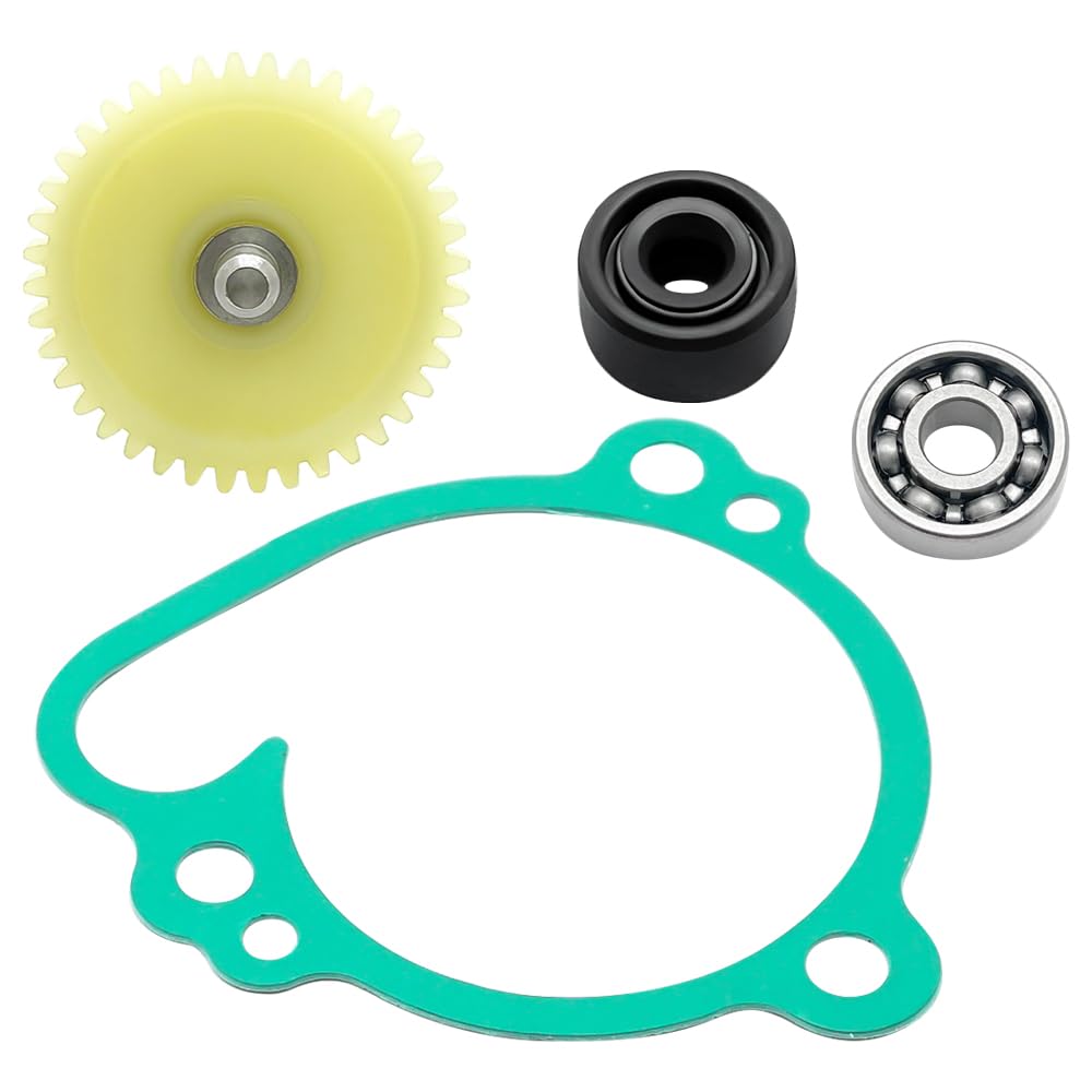 Wasserpumpe Reparatur Kit Impeller Welle Zahnrad Lager Dichtung Dichtung passend für Kawasaki KX 85 KX 80 KX 100