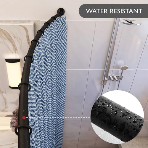 Design House 582817 Adjustable Curved Shower Rod, 44-Inch To 66-Inch, Design House Shower Curtain Rod thumb #4