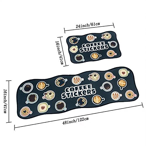 Image of HomeCloud Rubber 6mm Fruit Printed Thick Anti Slip, Washable, Big Size, Printed, Designer Folding Kitchen Mat for Floor Home Bedroom -, Standard Size (40 x 120 cm 40 x 60 cm)