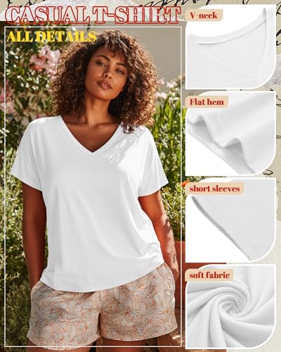 Image of Neer 3 Pack Plus Size Women's T-Shirts