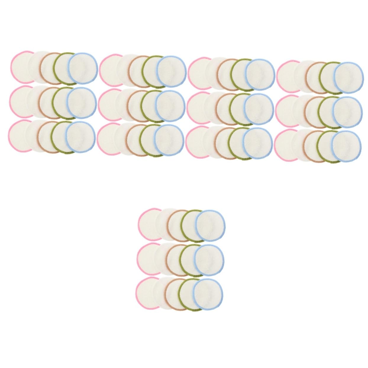 Didiseaon 5 Set Salviette Struccanti Gel Struccante Dischetti Per Il Trucco Dispositivo Di Rimozione Solvente Per Unghie Prendere Pulire Salviette Per Il Trucco Fibra Di Bamboo 15 Pezzi * 5