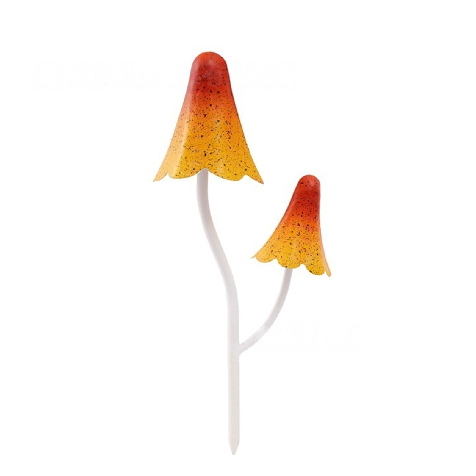 YWLUUOO Decorative Mushroom Sculpture for Indoor Outdoor Yard Plant Backyard Metal Garden Ornaments Waterproof Decoration Iron Flower Container Decoration