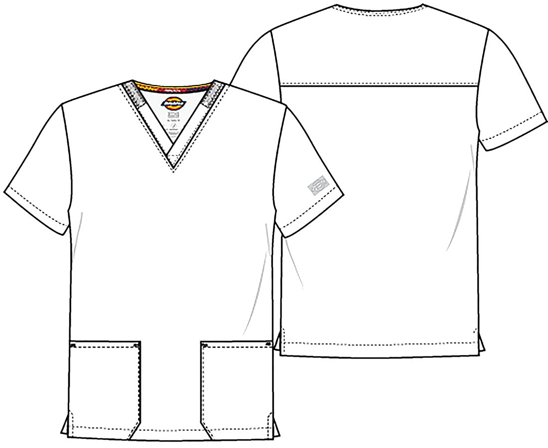 Dickies EDS DK700 - Camiseta con Cuello en V para Mujer
