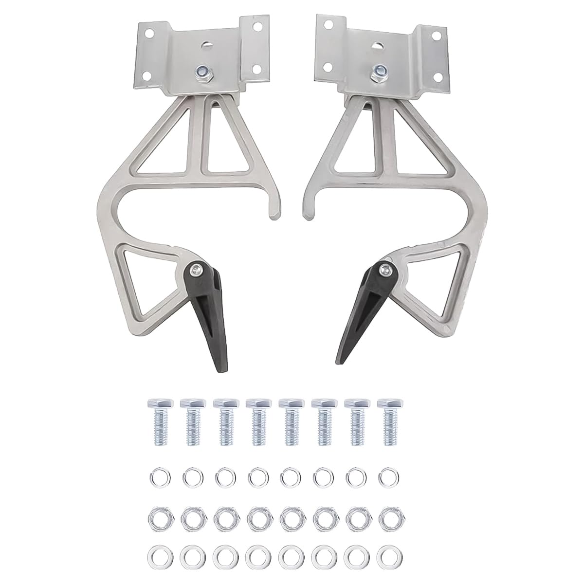 Laroal 2 Pcs Aluminum Ladder Lock Kit Extension Ladder Locks Plum Blossom Disc Buckle Ladder Lock Ladder Rung Locks Telescopic Ladder Fixtures