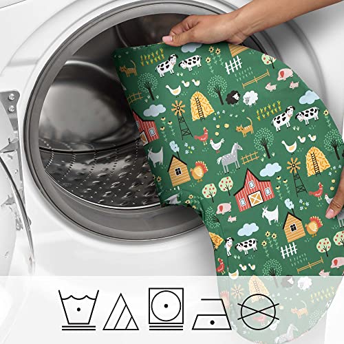 Boppy Original Support Cover, Fka Boppy Nursing Pillow Cover, Green Farm, Soft Cotton Blend Cover Fits All Boppy Original Nursing Supports For Breastfeeding, Bottle Feeding, And Bonding, Cover Only #TOP5