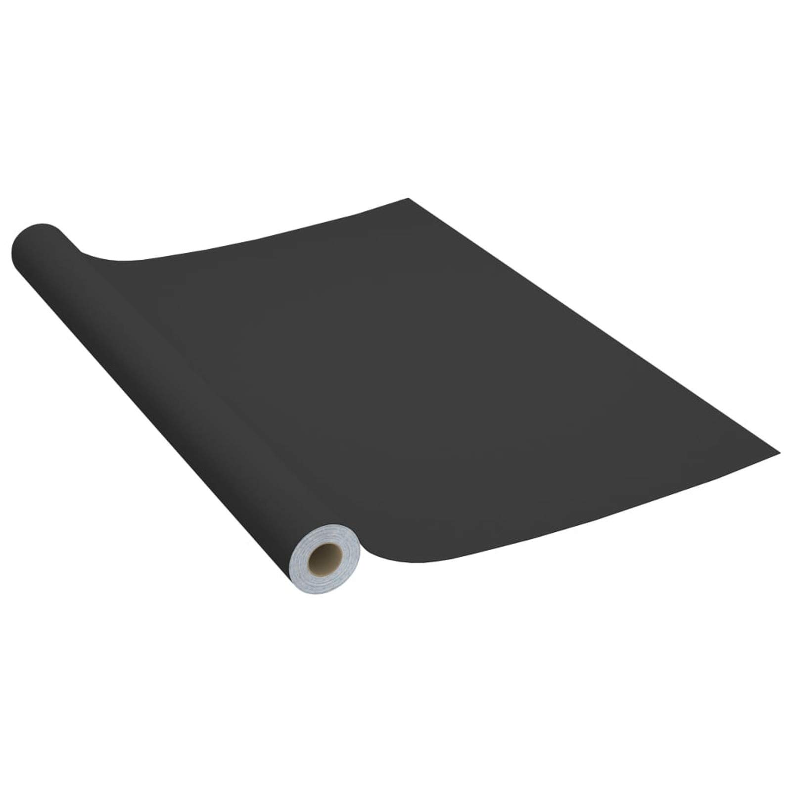 Tidyard 2 pz Pellicole Autoadesive per Mobili in PVC Rovere Moro/Bianco/Nero 500x90 cm,Pellicole Autoadesive per Porte Finestre e Muro Parete