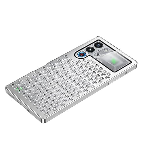 LUNBER-ARMOR�EFor REDMAGIC 11 Pro �o���p�[ �P�[�X Pro+ �A���~�o���p�[ ���b�V�� ���M�� �w�ʃp�l�� �J���������Y�J�o�[�t�� For Nubia �k�r�A ���b�h�}�W�b�N11�v�� / 11�v�� �v���X(�V���o�[)