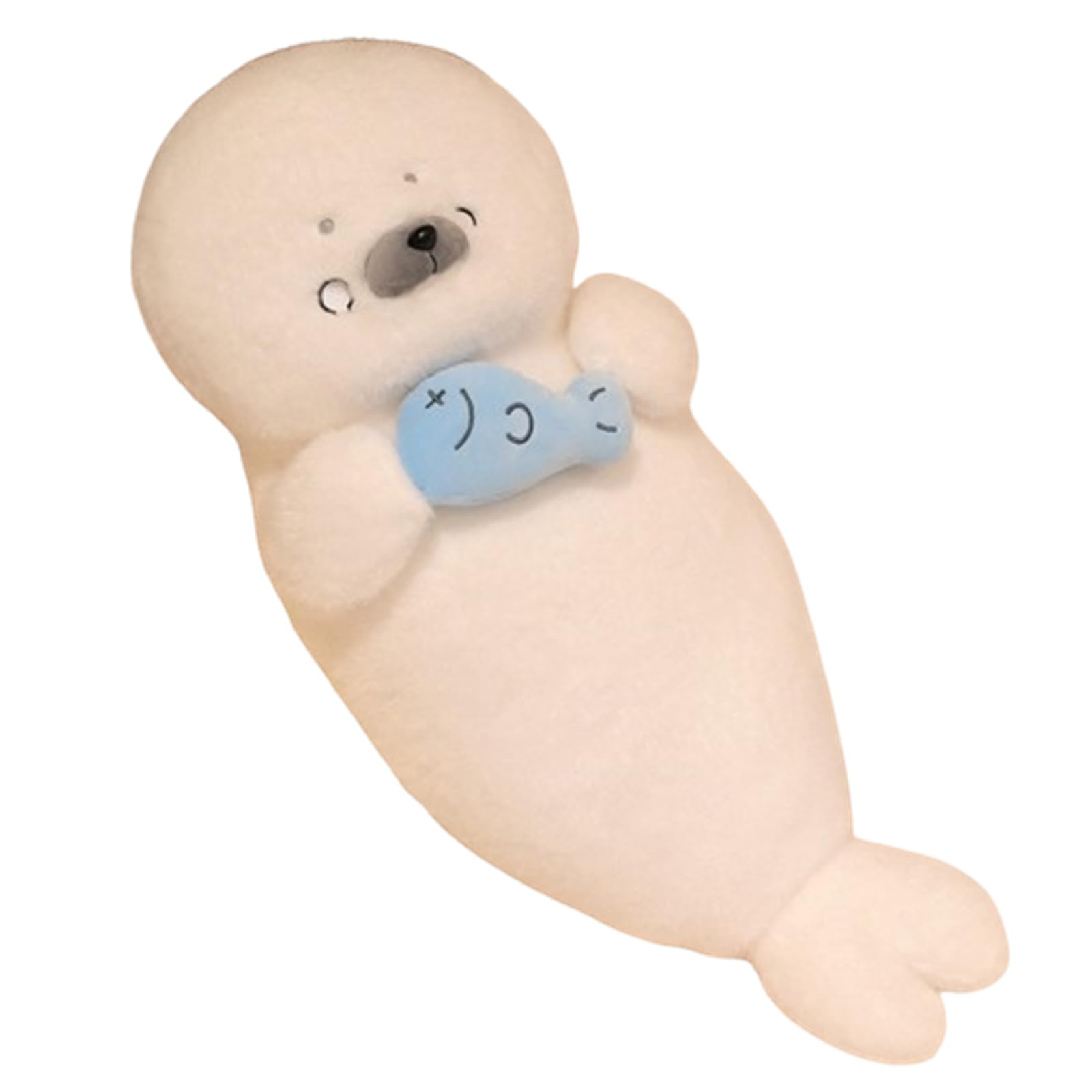JORCEDI Seal Plush,Chubby Blob Seal Pillow, Stuffed Animals Sealplush Toy,Niedliche Cartoon Robbe Kissen GefüLlt PlüSch PlüSchtier Kuscheltier FüR Babys, Jungs, MäDchen Und Erwachsene. (70cm,chiyu)