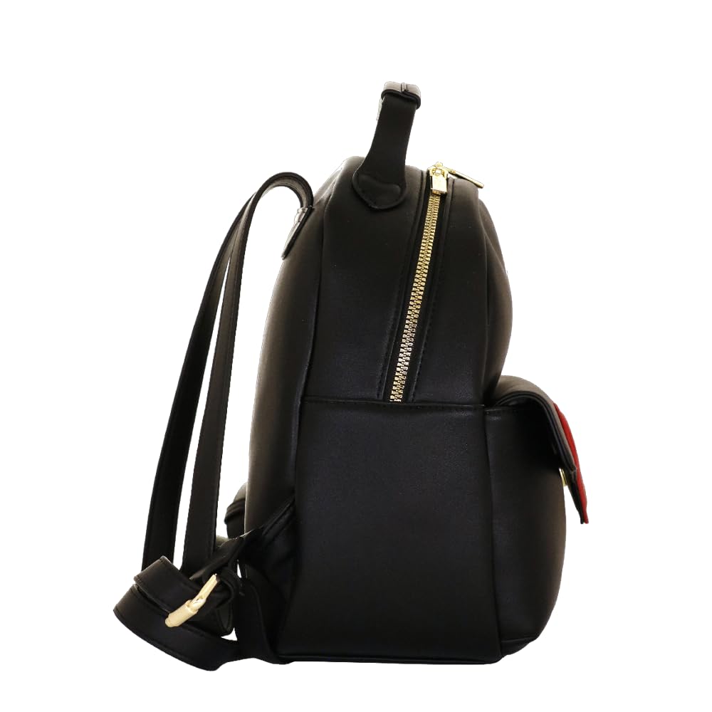 Camomilla Mochila Mujer, Piel Sintética, Colección Love Bag, Color Negro