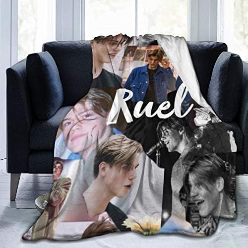 BEIN Ruel Blanket Ultra-Soft Micro Fleece Living Room/Bedroom Warm Blanket