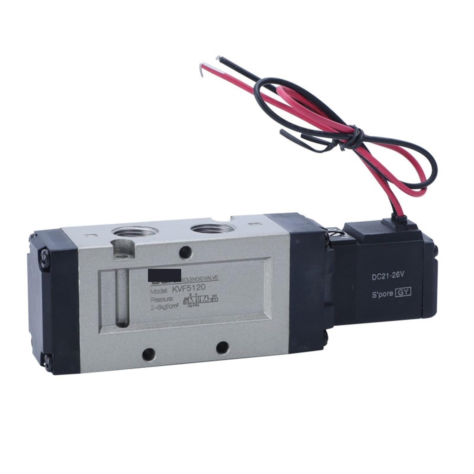 Válvula solenoide KVF5120 de 5 vías y 2 posiciones con control doble AC110V