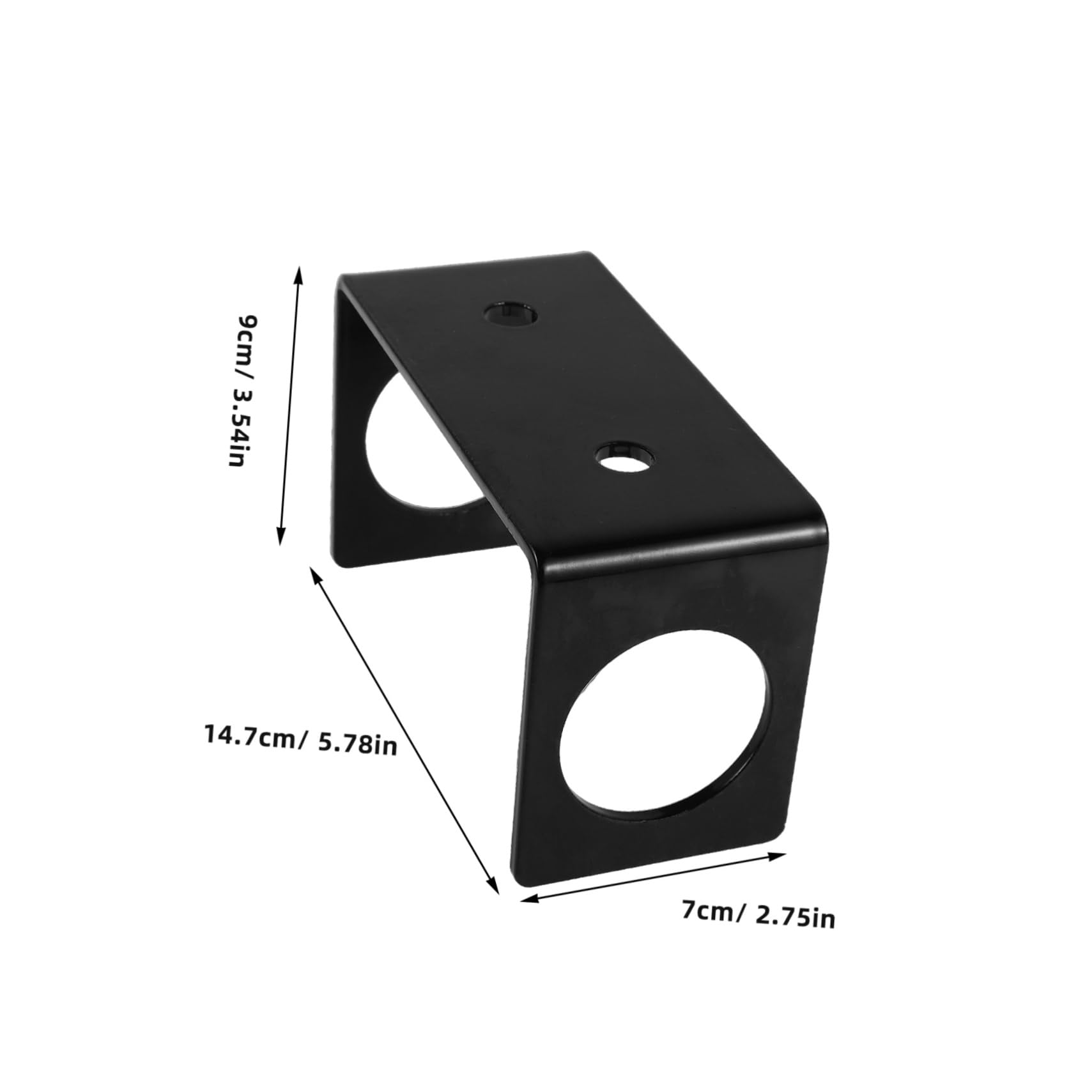 HEMOTON Steel Coated Wall Mount Barbell Rack Weightlifting Barbell Holder for Home Gym Storage