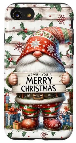 Carcasa para iPhone SE (2020) / 7 / 8 Merry Christmas Phone Accessories With Santa Gnome For Xmas