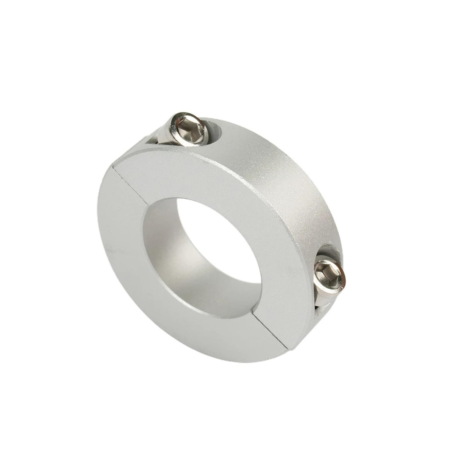 Collar de doble diámetro dividido tipo abrazadera de cuello chapado en zinc