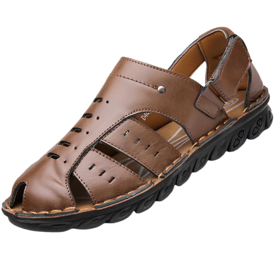 Men's Summer Breathable and Anti-Slip Large-Sized Lazy Shoes for Outdoor use on The Beach